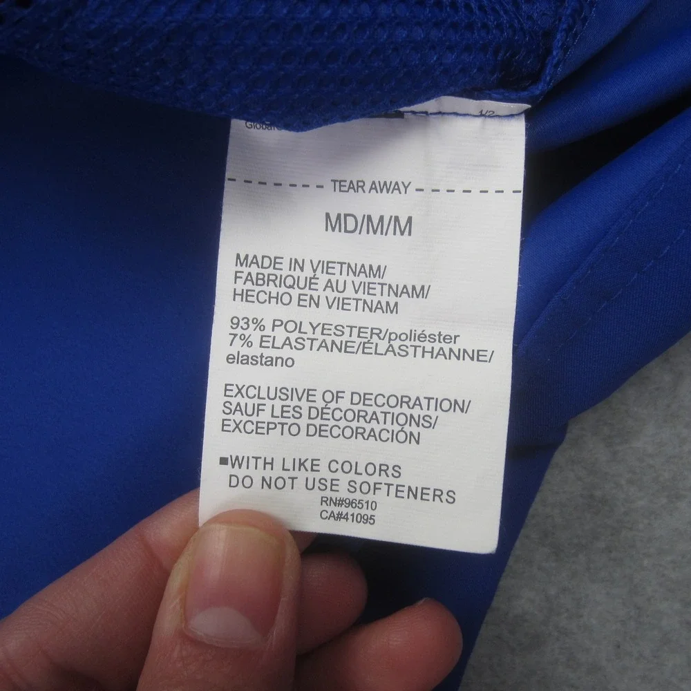 Under Armour Pullover Mens Medium Blue 1/2  Zip Loose‎ Fit Side Zip Jacket